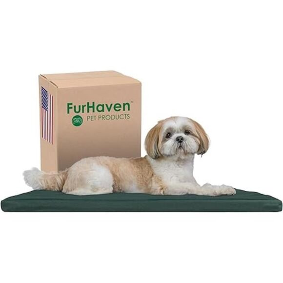 Water-Resistant Dog Bed for Medium/Small Dogs w/ Removable Washable Cover - Picture 8 of 8
